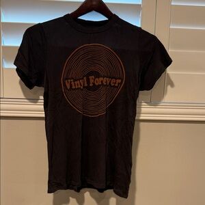 Vinyl Forever Black Tee - Short Sleeve